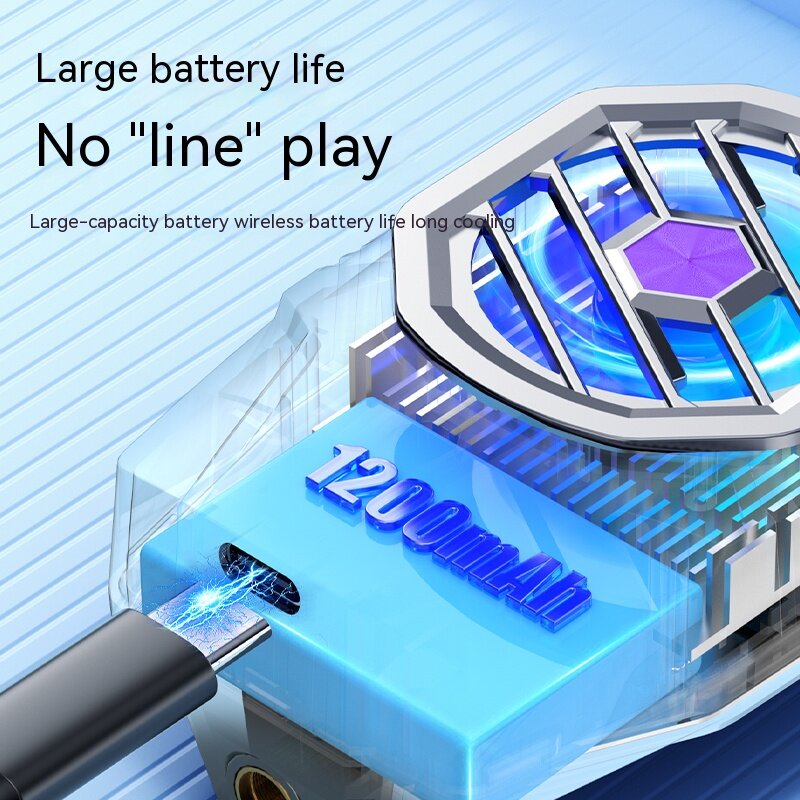 Mobile Phone Cooler Cooling Fan 3-speed Radiator Phone Cooler System Cool Heat Sink Portable Game Heat Sink