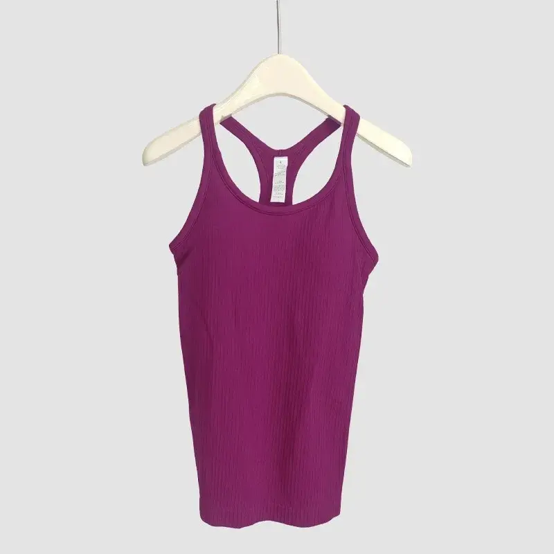 Lemon EBB Women Sports Vest  Built-in Shelf Bras  Top Running Workouts Fitness Sleeveless T-shirt Gym Clothes Tank Tops