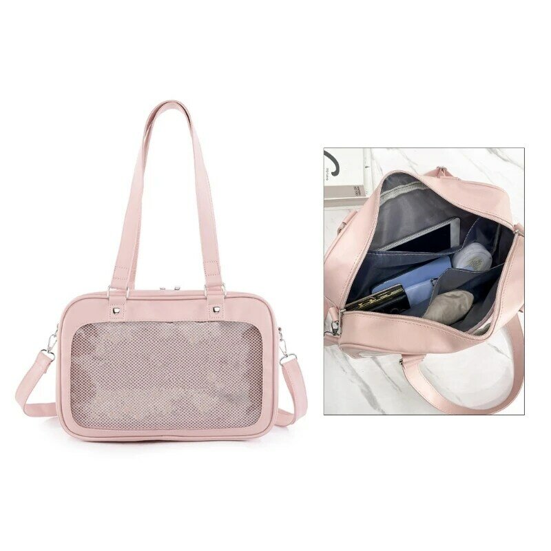 Crossbody Handbags Schoolbag Tote Bags Black/White/Beige/Pink/Blue/Gray/Purple