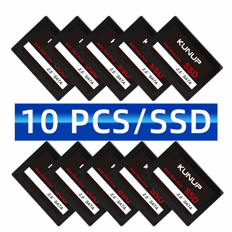Disco rígido SSD para laptop e notebook, disco rígido interno, 240 GB, 64GB, 256 GB, 120GB, 128GB, Sata 240 GB, 480GB, 10pcs