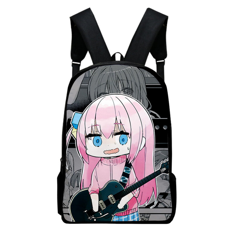 Bocchi die Rock Anime Tasche 2023 Neue Japanische Manga Schule Tasche Erwachsene Kinder Taschen Unisex Rucksack Casual Stil Daypack