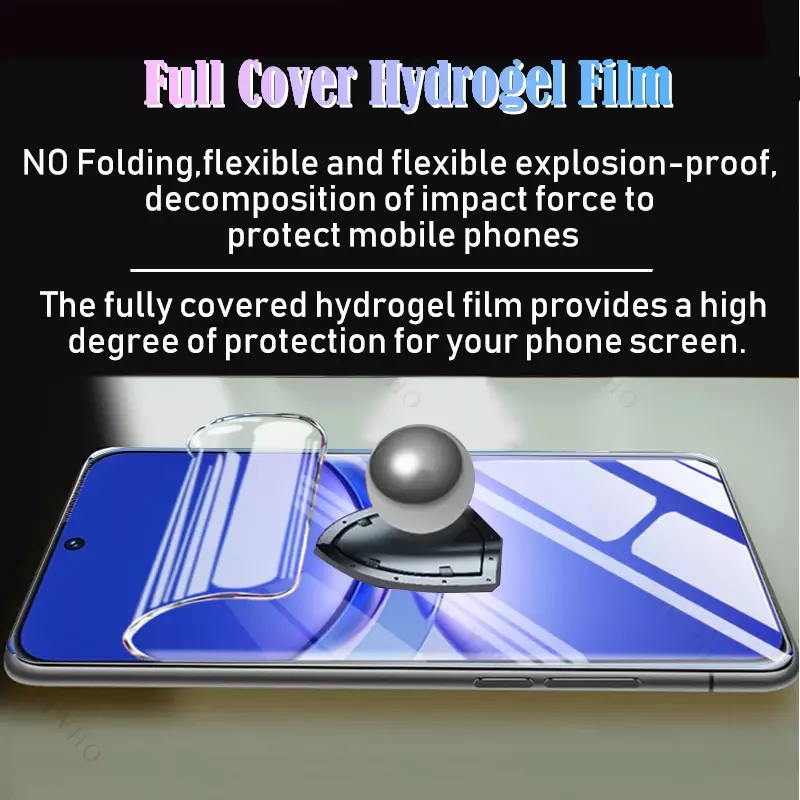 Película de hidrogel frontal de seguridad para Huawei Nova 12 Lite, protectores de pantalla, película transparente protectora, vidrio no templado, 4-1psc