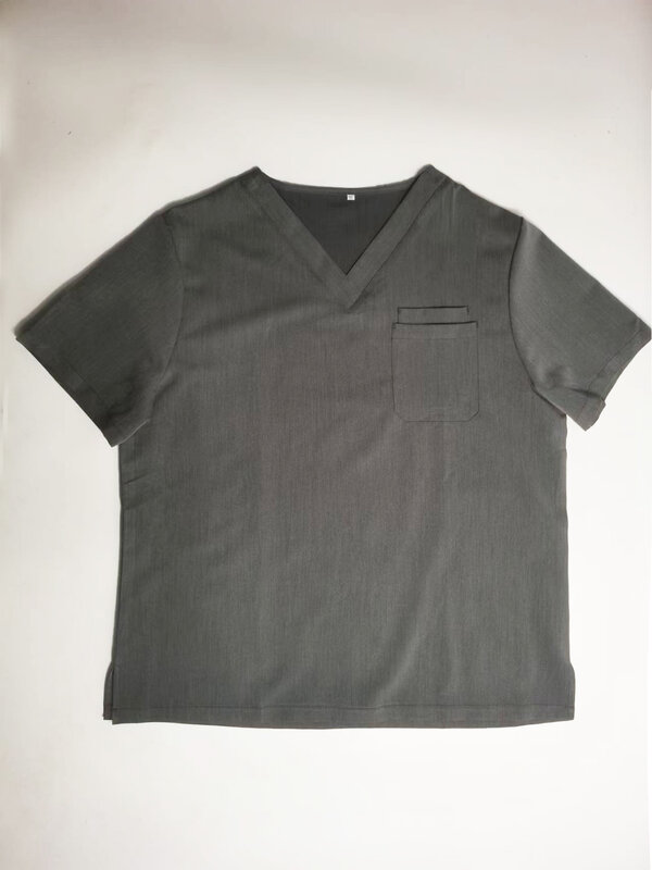 Klinisch Groen Grijs Blauw Wit Sanitair Tandarts Medisch Verpleegkundig Chirurgisch Uniform Mannen Werkkleding Jogger Man Scrubs Set