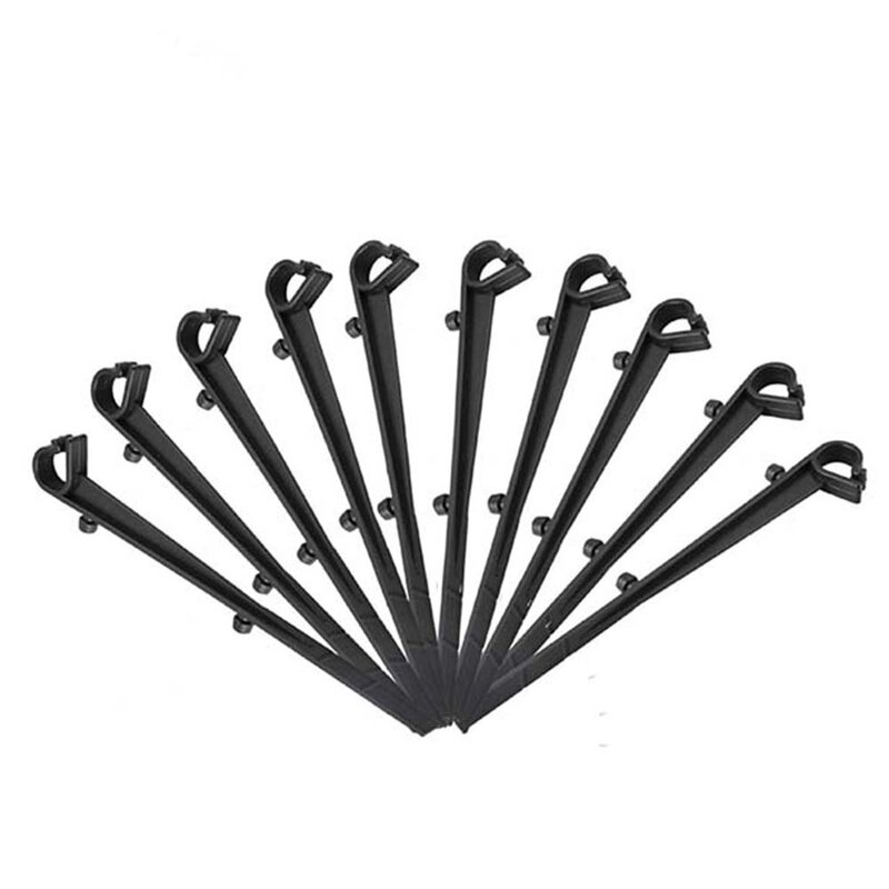Maintain Clean Gutters with Universal Gutter Brush Clips  Ensures Gutter Brush Stays in Place  20 Plastic Clips  Black