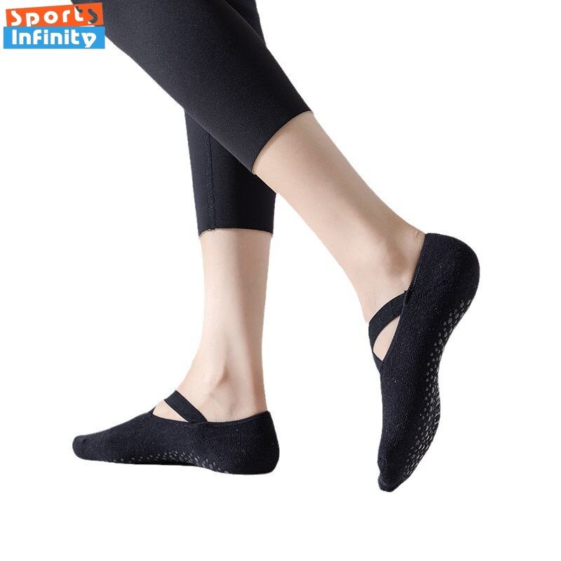 ถุงเท้าเล่นโยคะซิลิโคนกันลื่นสำหรับผู้หญิงถุงเท้าเล่นกีฬาฟิตเนสยิมเต้นในร่มสำหรับมืออาชีพฤดูร้อน