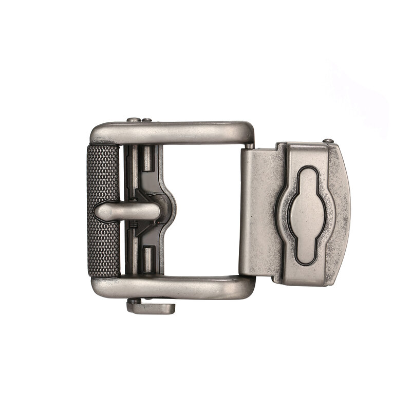 Hebilla de pin automática de aleación de zinc de mezclilla occidental, fácil de instalar hebilla de cinturón, buena para llevar, regalo para hombres