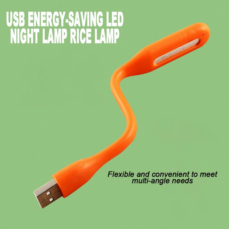 Mini luz nocturna USB con 5 led, luz de lectura