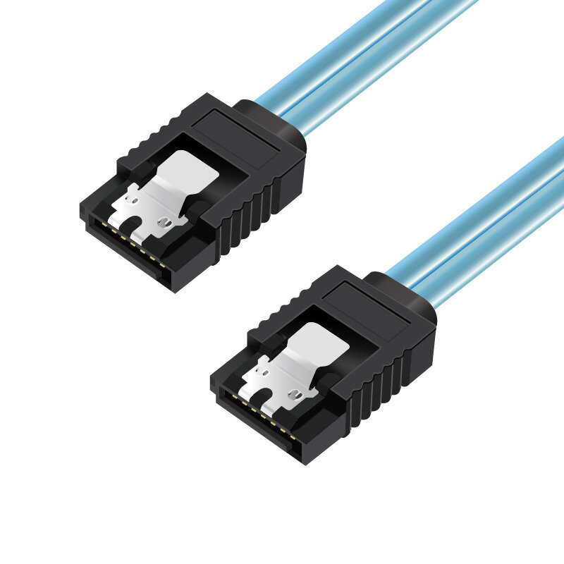 2 sztuk/5 sztuk SATA 3.0 wysokiej prędkości 6 GB/s 7-pin kabel do transmisji danych dysk twardy HDD SSD seryjny bardzo ciężko napęd dysku prosty kabel