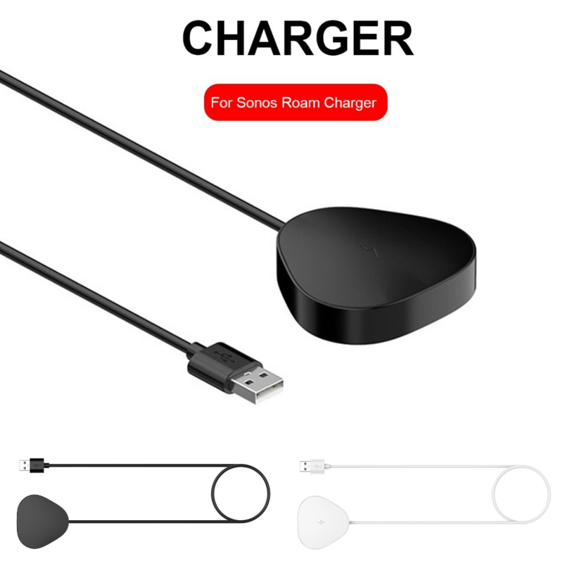 Sound Charger Dock 1000 MA Magnetic Suction Charger Black White Good Anti-interference Performance for Sonos Roam SL for Audio