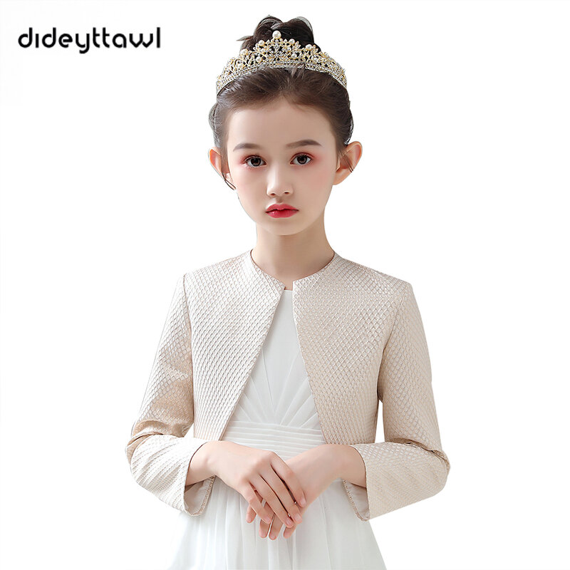 Dideytao-女の子のための冬の長袖コート,暖かい女の子のショール,プリンセスドレス,パーティーのアウターウェア,ドレスとの一致