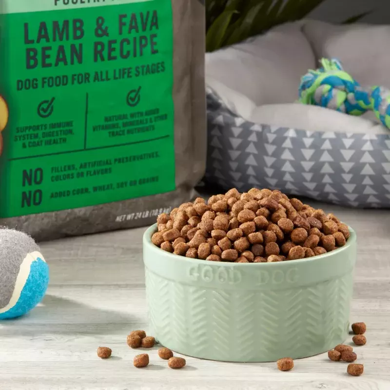 Pure Balance Lamb & Fava Bean Recipe Dry Dog Food, Grain-Free, 24 lbs