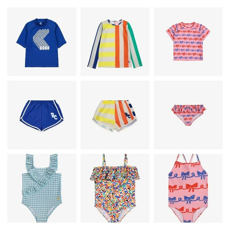 Детский купальник 2024SS, новый продукт BC, Детский комплект, купальник, шорты для мальчиков
