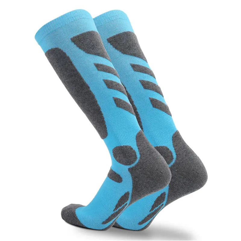 Mode Warme Thermische Ski Socken Dicker Baumwolle Sport Snowboard Radfahren Skifahren Fußball Radfahren Socken Beinlinge Kompression Socken