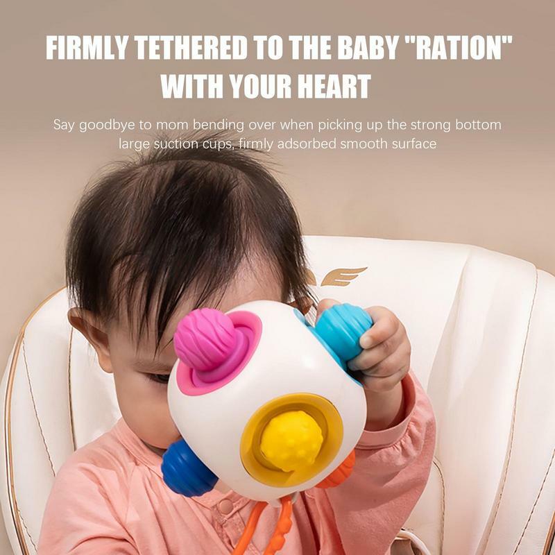 Soft Childrens Toys Baby Sensory Hanging Rattles Soft Learning Toy Newborn Chews Food Grade Silicone Teethers Toy Birthday Gift
