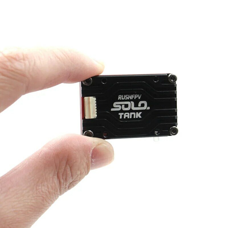 Transmetteur vidéo VTX RUSH Solo precious, coque CNC, microphone intégré haute puissance, structure de dissipation thermique pour importateur RC, 5.8G, 1.6W