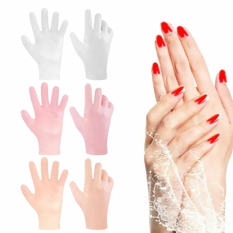 Skin Overnight Beauty Repair Rough Exfoliating Spa Gel Gloves Silicone Moisturizing Gloves Skin Care Tools Hand Healing Gloves