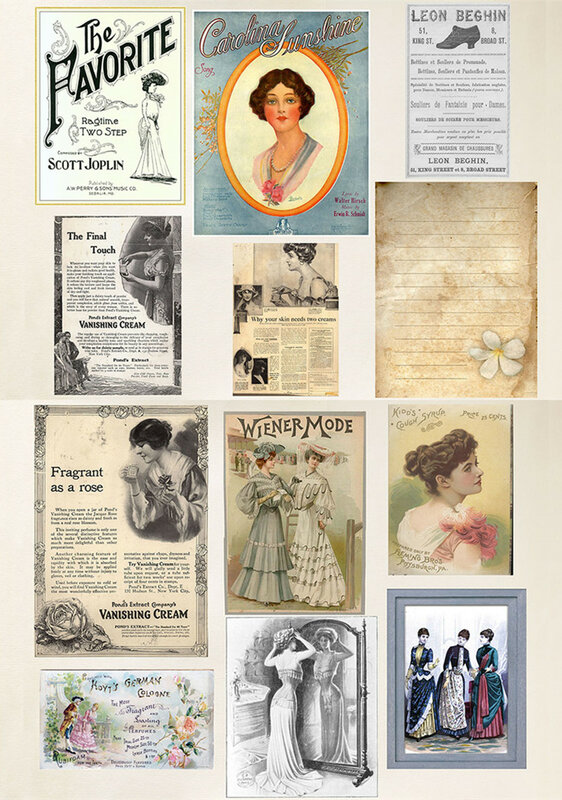 8Pcs/Pack Vintage Victoria Women Sticker DIY Craft Scrapbooking Album Junk Journal Decorative Stickers