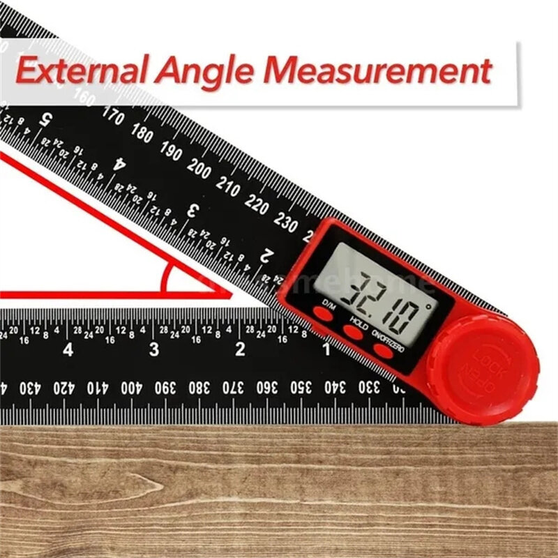 2-in-1 digitaler Winkel messer Neigung messer digitales Winkel lineal elektronisches Goniometer Winkelmesser Winkelmesser Messwerk zeug