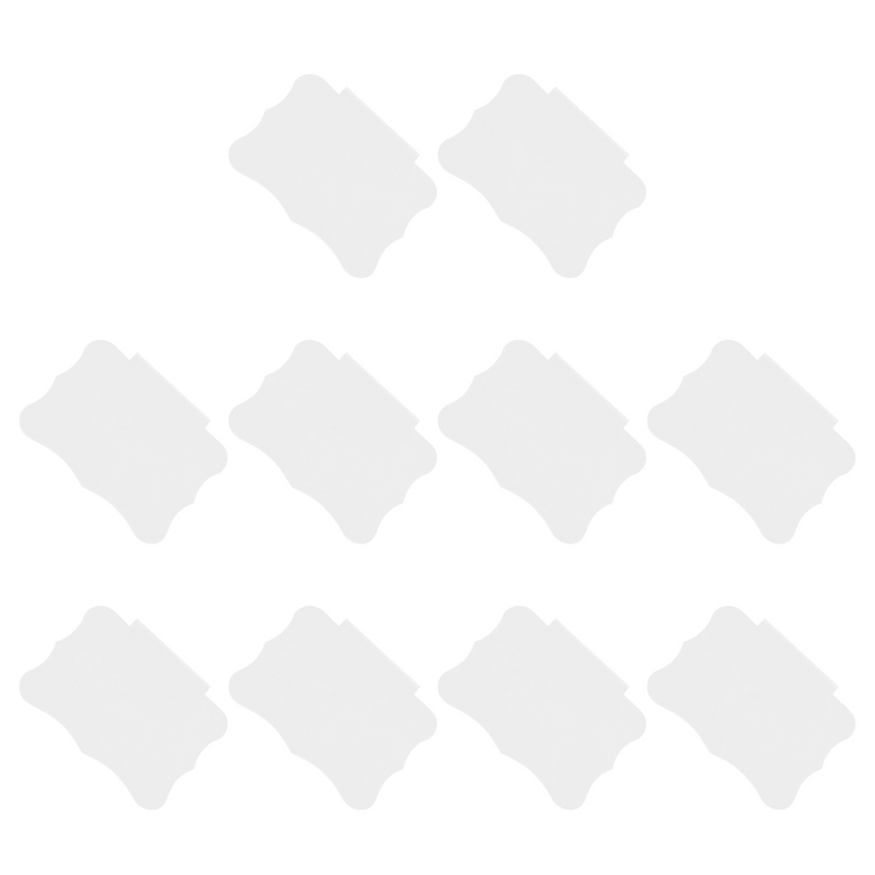 10 шт. подвесной держатель для этикеток Белый Зажим корзина Съемные ПВХ клипсы на корзину этикетки доска