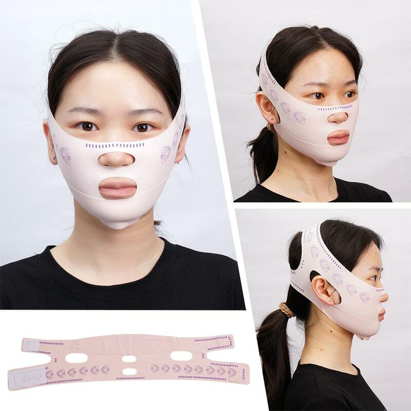 V Line Double-deck Face Slimming Bandage Face Lifting Belt Anti UP Band Lift Chin Cheek Facial Wrinkle Shaper Strap Face Be S0C6