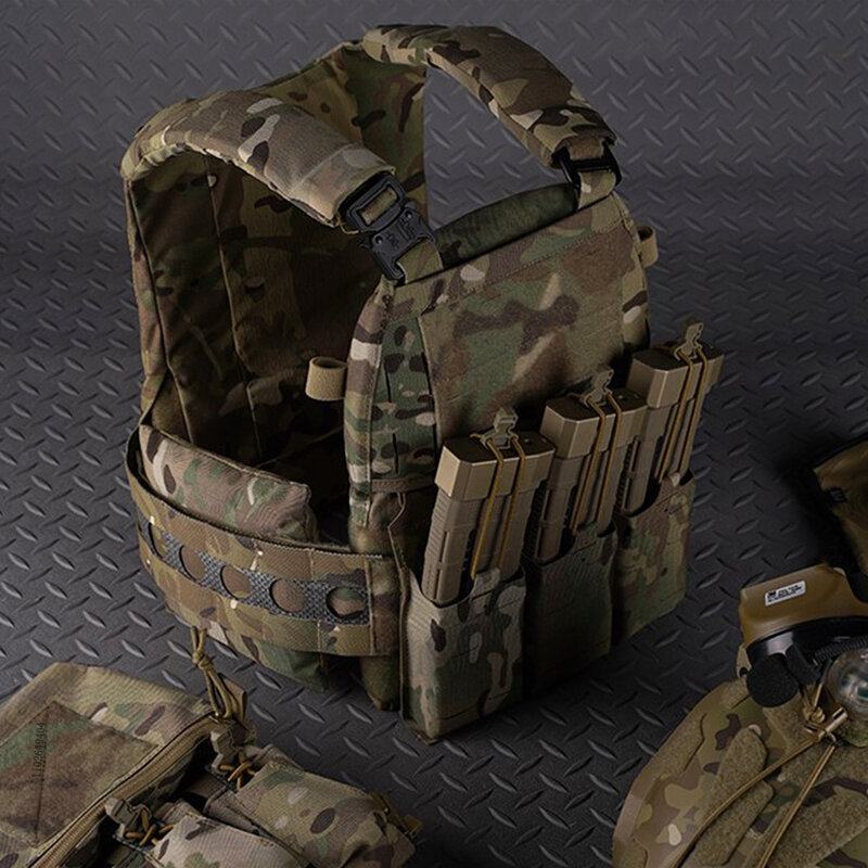 Тактический жилет Ferro V5 FCPC, Охотничья тарелка, модульная броня, портативная армейская модель облегченной модульной модуляции, тройная сумка для магазина