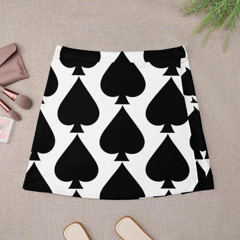 Ace of Spades Mini Skirt mini skirt korean clothes ladies cute skirt chic and elegant woman skirt