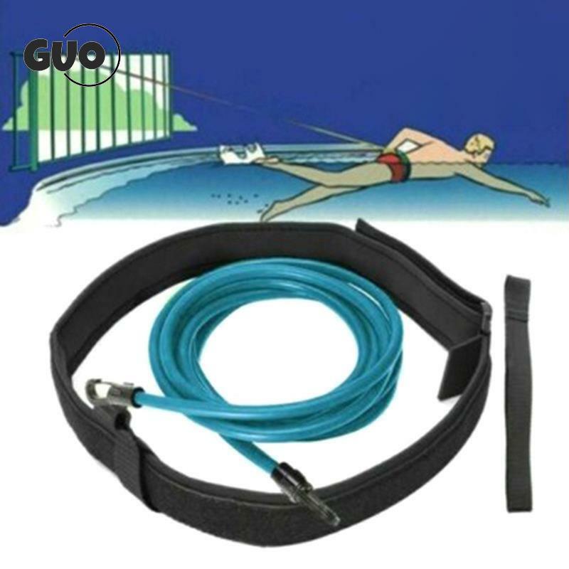 Szkolenie pływackie lateksowe rury lina ratunkowa trening pływacki odporność elastyczny pas regulowany basen Exerciser
