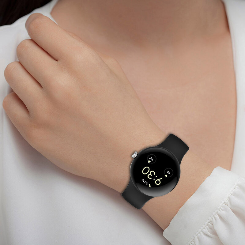 Oryginalny silikonowy pasek do zegarka Google Pixel Watch 2 zamiennik bransoletka sportowa Correa dla Google Pixel Watch Band akcesoria
