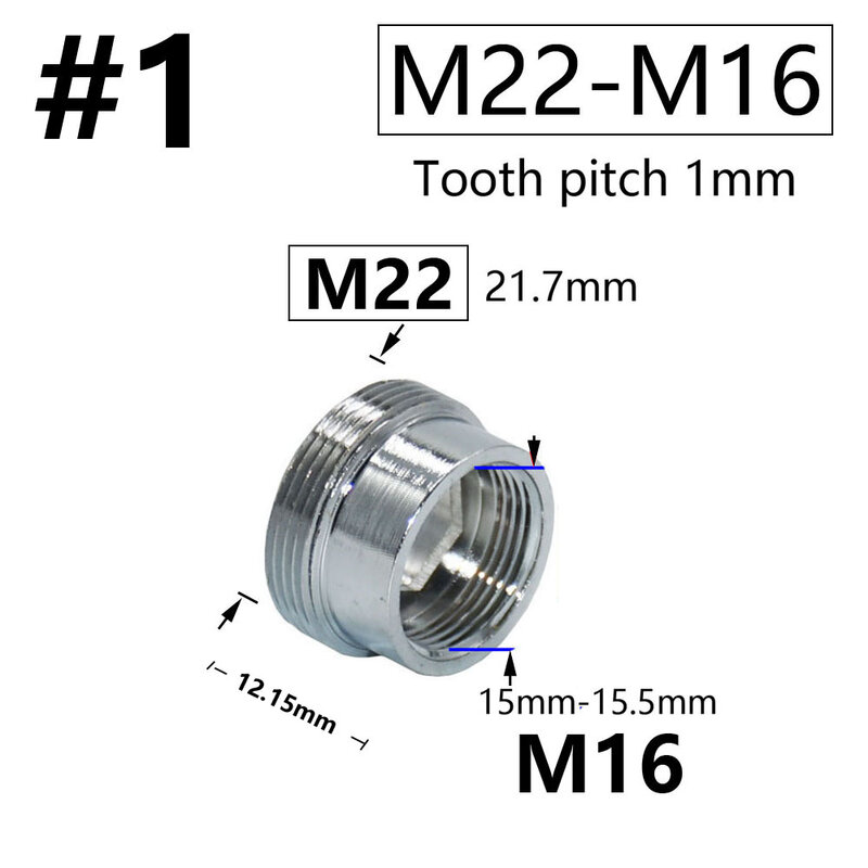 Kuningan Perak Air Keran Coupler M16 M18 M20 M22 M24 M28 Benang Konektor Fitting untuk Bubbler Dapur dan Kamar Mandi