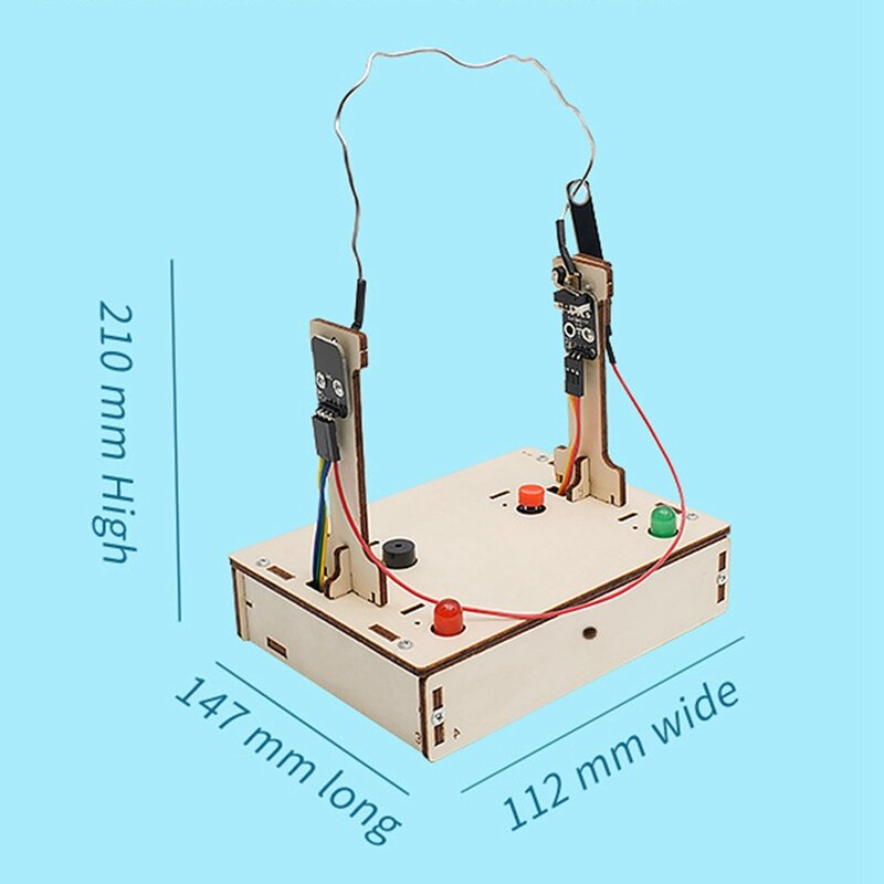 Kit de Material de producción pequeño hecho a mano Crossfire, modelo de experimento educativo de vapor interactivo divertido, fácil de usar, 14,7x11,2x21cm