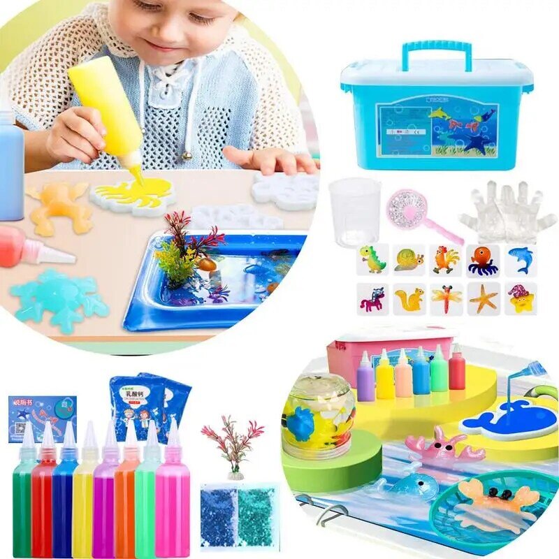 Magic Water Gels Molds Kit para Crianças, Criativo 3D, Magic Water Elf, Fantástico, Colorido, DIY, Bonito, Aqua Fairy Toy