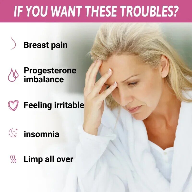 Creme de progesterona para mulheres, anti-fadiga, aliviar a depressão, ansiedade, cuidados de saúde, equilíbrio, melhorar a luta, ansiedade, meia-idade