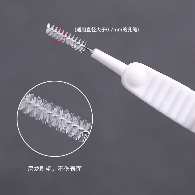 10pcs Shower Head Cleaning Brush Washing Anti-clogging Small Bottle Teapot Nozzle Pore Gap Brush for Kitchen Toilet Small Hole