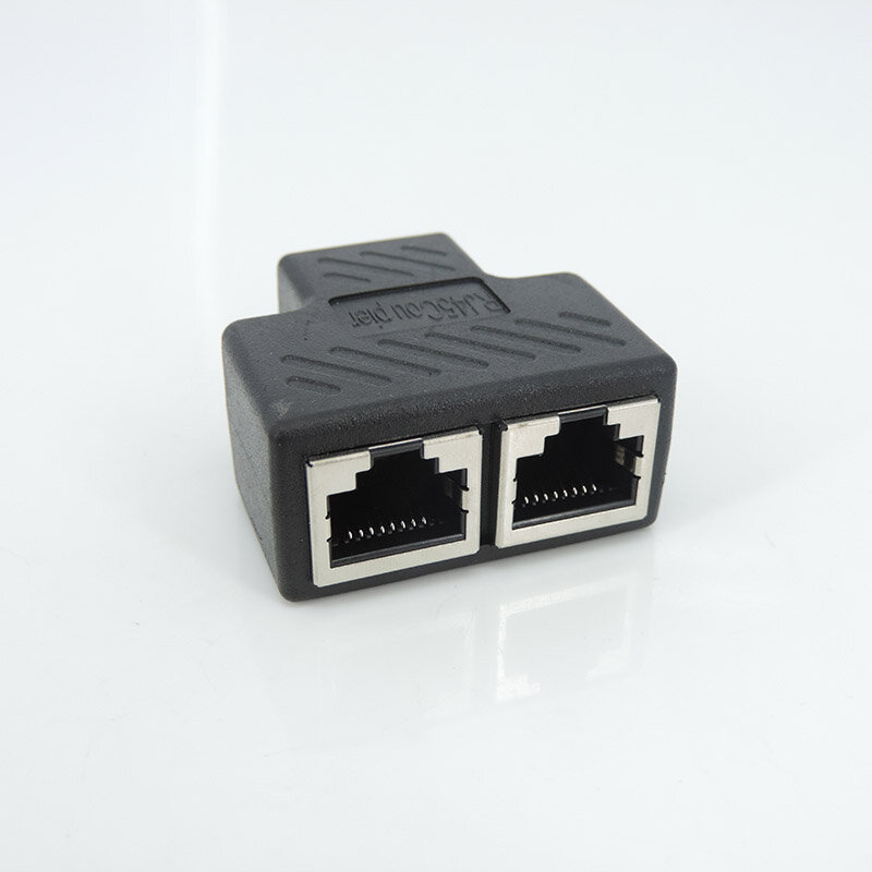 RJ45 to 2 way RJ45 Splitter connector Network extender Ethernet Kabel RJ45 adapter Gigabit interface Female to Female network H2