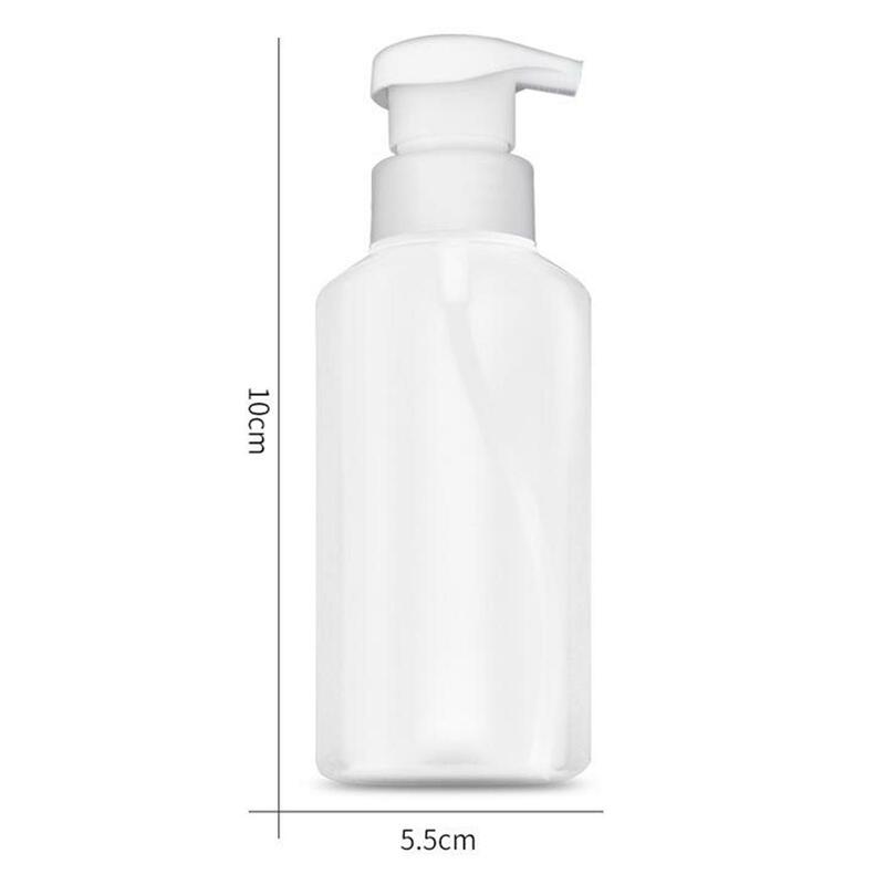 5xPlastic Clear Empty Foam Bottle 150ml Soap Shampoo Dispenser Pump Container