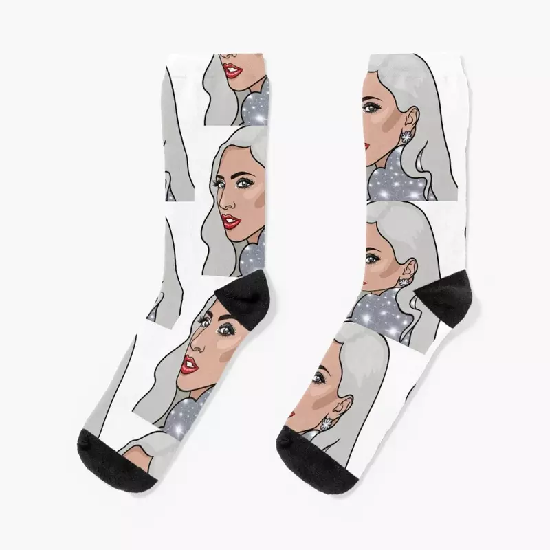 Lady Gaga Socken viele Strümpfe Kompression Tennis Socken für Mann Frauen