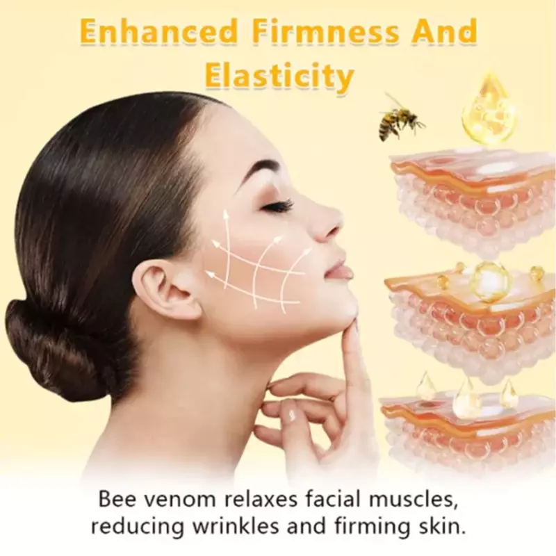 Anti Aging Serum Wrinkle Removal Fine Lines Lifting Repair Pore Shrinking Brighten Firming Moisturizing Facial Bee Venom Essence