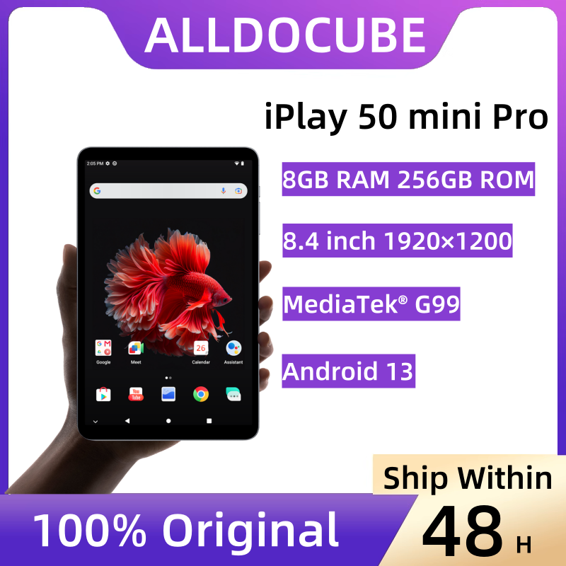 Alldocube-Tablette iPlay 50 Mini Pro, 8.4 pouces, Android 13, Helio G99, 16 Go (8 Go + 8 Go) de RAM, 256 Go, Dean FHD, 1920x1200, carte graphique touriste