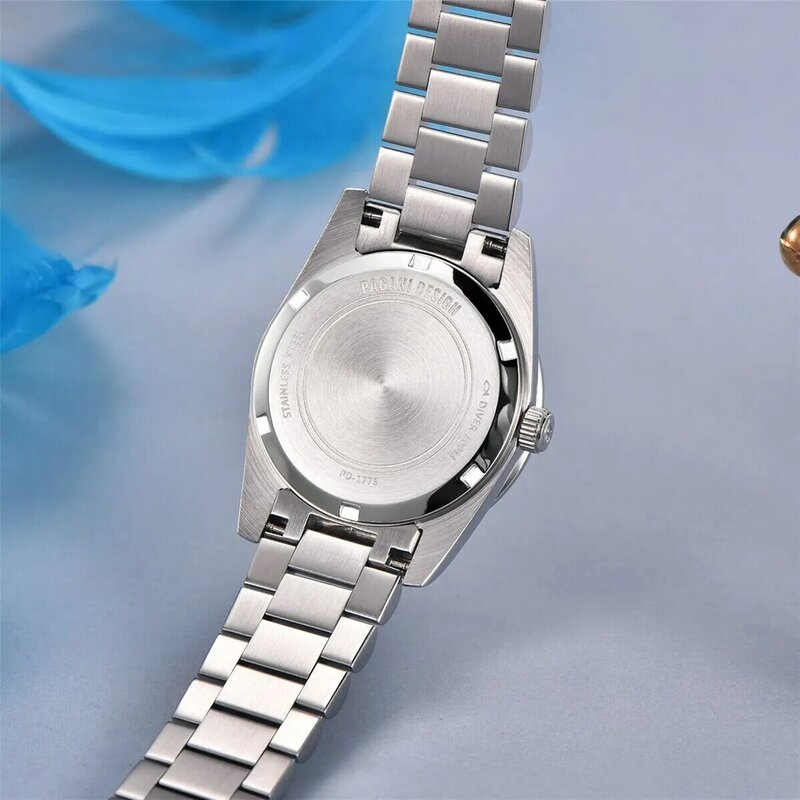 Pagani Design-Relógio de pulso feminino, relógio elegante, relógios impermeáveis, relógio safira, moda de luxo, novo, 32mm, 2024