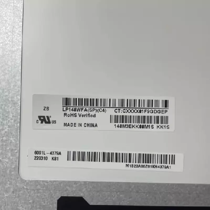 SPC4 LP140WFA 30pin แล็ปท็อป EDP หน้าจอ LCD เมทริกซ์1920x1080 14นิ้ว