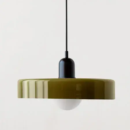 Candelabro de cristal manchado para comedor, barra de estudio, de línea larga Lámpara decorativa, nórdica, moderna, minimalista, colgante
