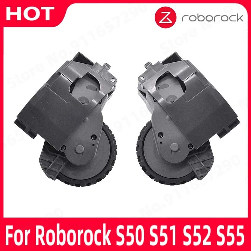 Roborock-スペアパーツ付きの左右のホイール,ロボット用のスペアパーツ,s50,s51,s52,s55