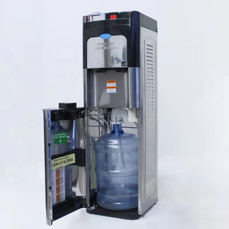 Distributore d'acqua di vendita diretta in fabbrica distributore d'acqua autoportante per caffè funzione autopulente refrigeratore d'acqua