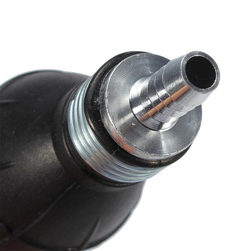 6/8/10/12mm Hand Fuel Pump Line Rubber Aluminum Hand Primer Bulb Diesel Oil Transfer Petrol