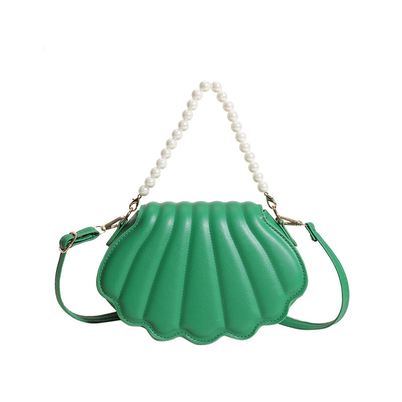 Shell Shoulder Bag Pearl Fashion Chain Crossbody Handbags For Women Casual High-Quality Messenger Versatile Luxury Multicolored