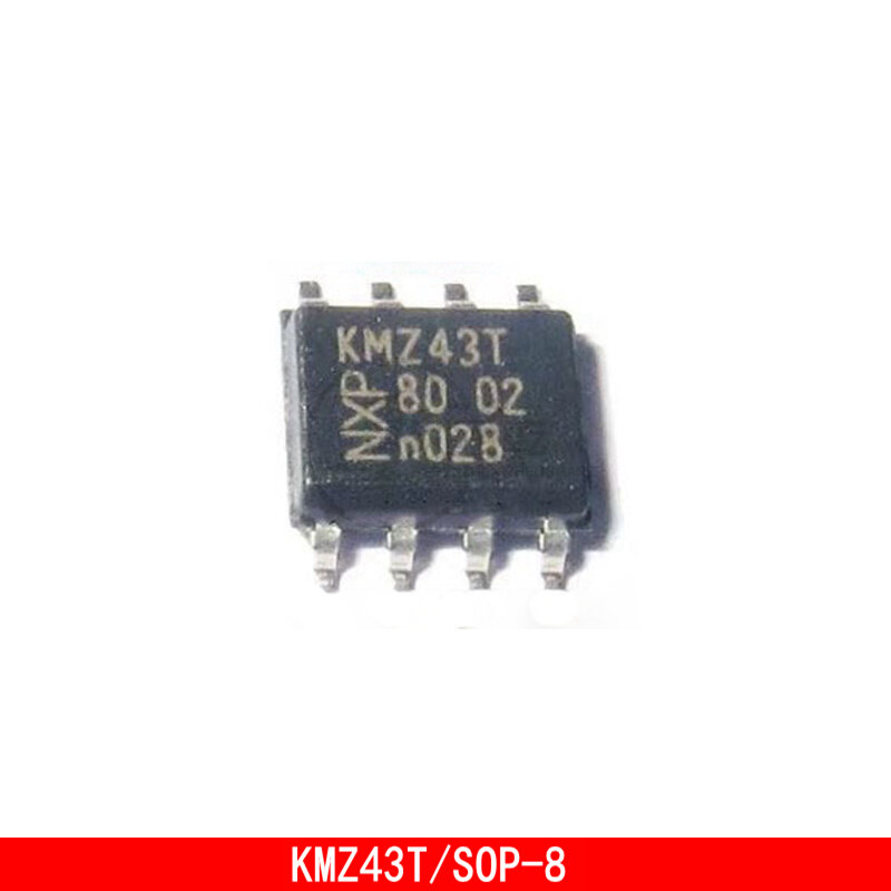 1-5 pces kmz43t kmz431 sop-8 chip de sensor de campo magnético de placa de computador em estoque