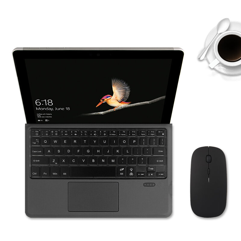 Keyboard untuk Tablet Microsoft Surface Go 10.1 "GO3 GO2 Penutup Keyboard Bluetooth untuk Tablet PC Microsoft Surface GO 2 3 10.5 Inci