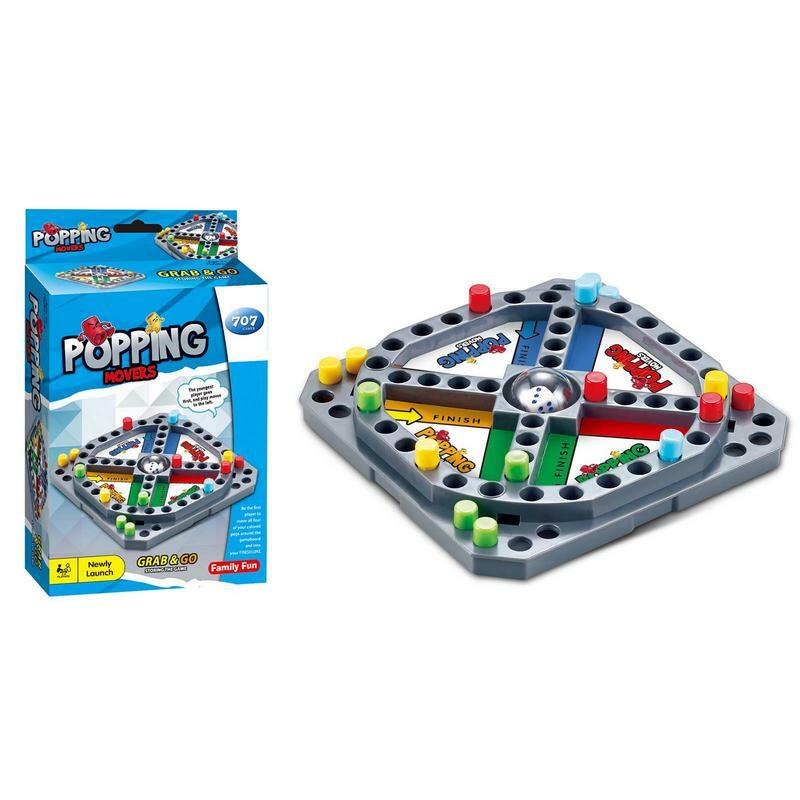 Brinquedo portátil do jogo de estratégia, Winning Moves, Multifunctional Board, Reutilizável, Interativo, Family Travel Games