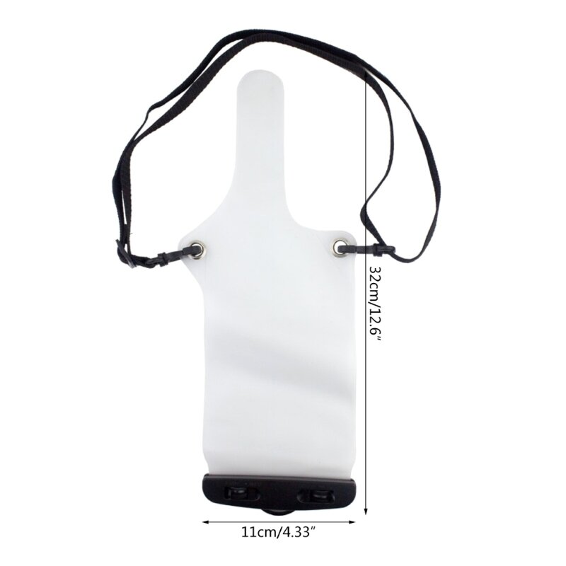 Universal Two WayRadio Waterproof Case Bag PortableWalkie Talkie Rainproof Pouches with Adjust Straps