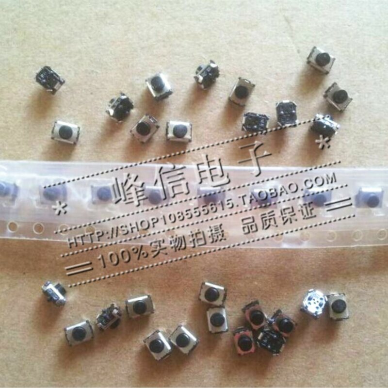 20 piezas-Interruptor táctil de 2 pies, pulsador de micromovimiento con columna Interior, impermeable y a prueba de polvo, SMD, Japón, 3x4x2,5